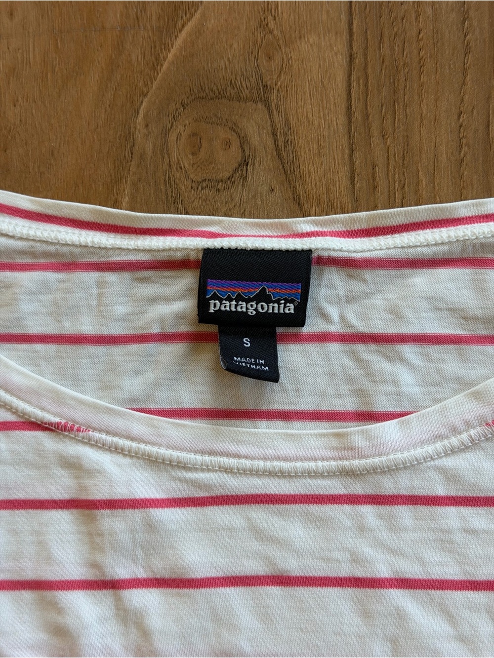 Patagonia Shallow Seas nautical striped quarter sleeve top - Picture 2 of 4